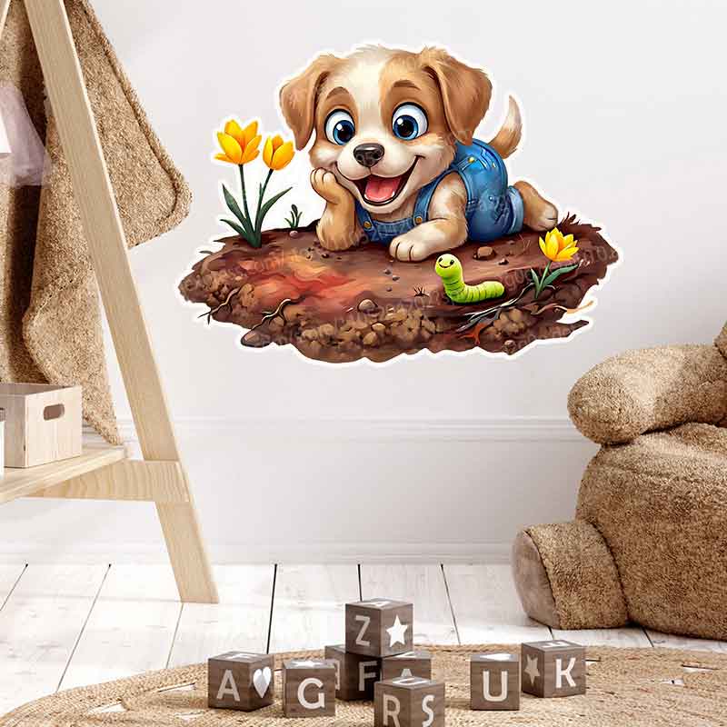 Baby Nursery Mural Wallpaper - Наклейки-фрески «Детский сад» в стиле лесной