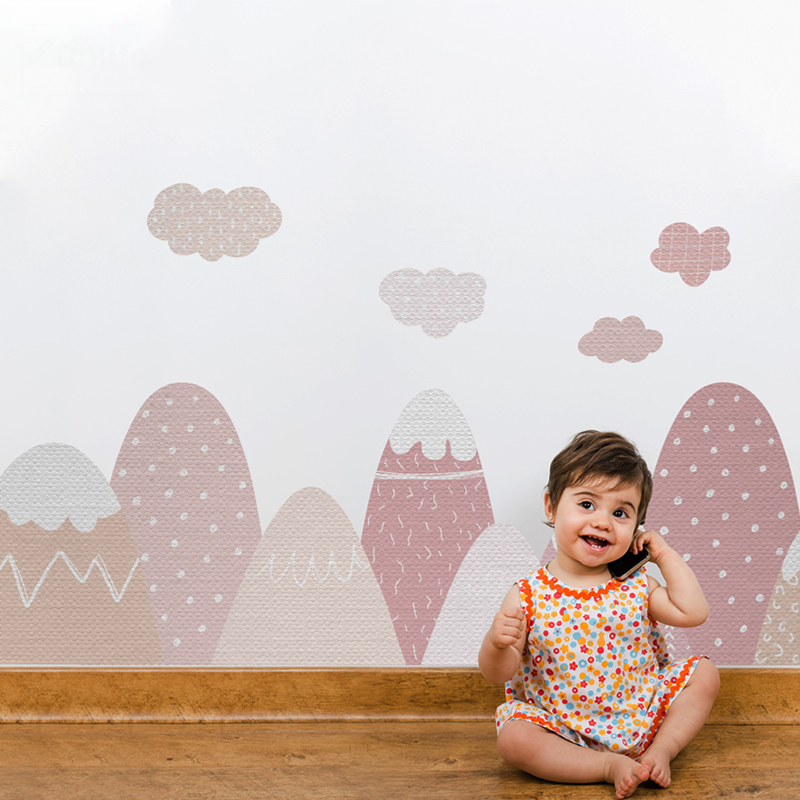 Baby Nursery Fabric - Скандинавский домашний декор, теплый воздушный шар,