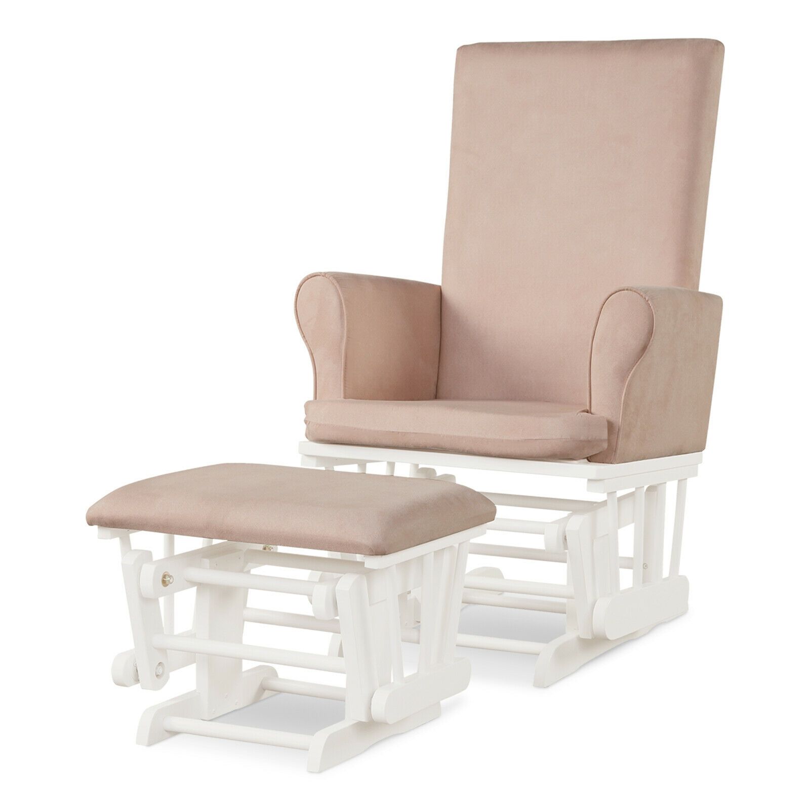 Baby Nursery Rocking Chair - Детское кресло-качалка для отдыха с подставкой