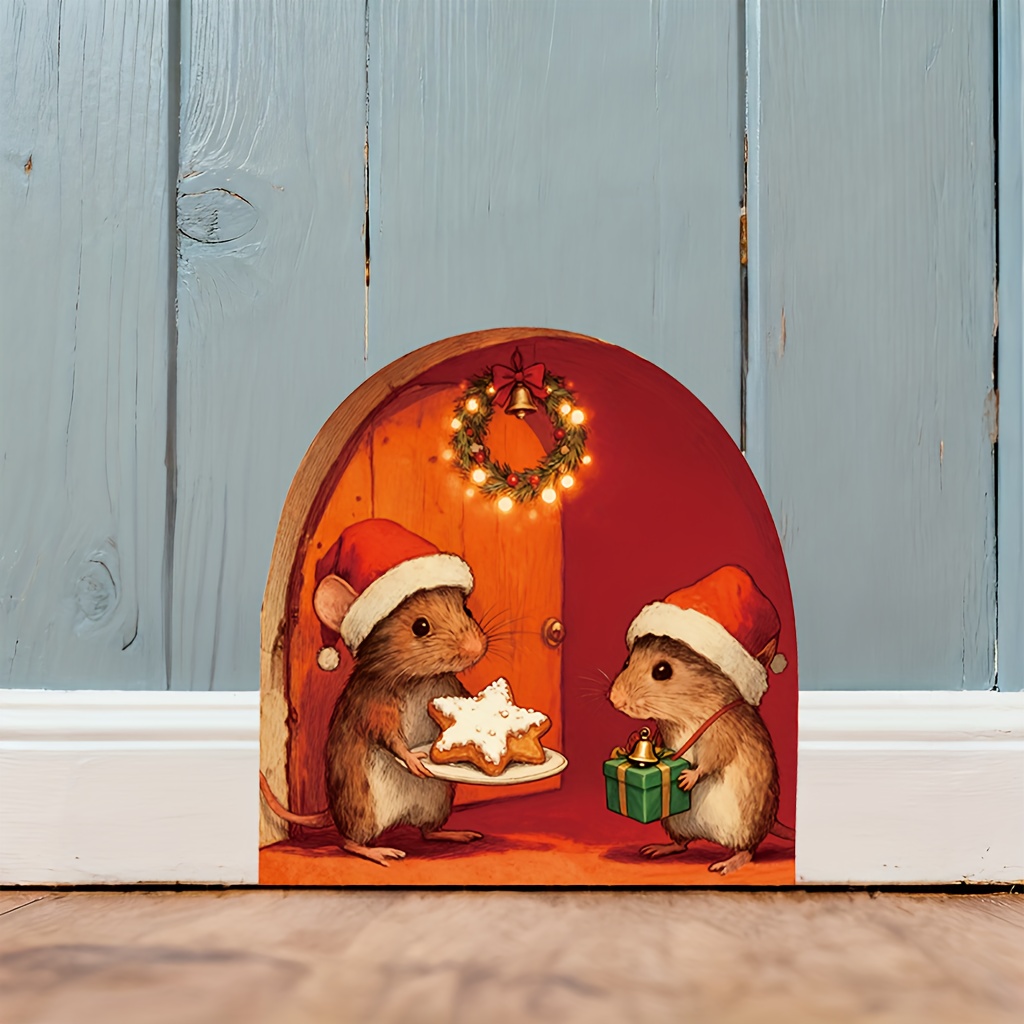 Baby Nursery Mural Wallpaper - Праздничная рождественская наклейка на стену в
