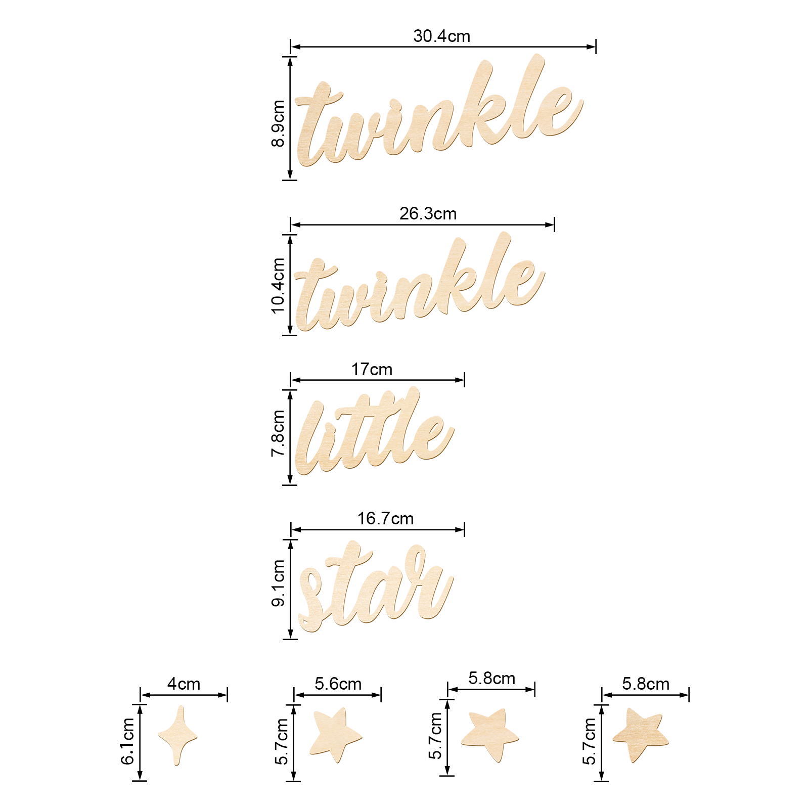 Деревянная вывеска Twinkle Twi – обзор и цена Baby Nursery Wall