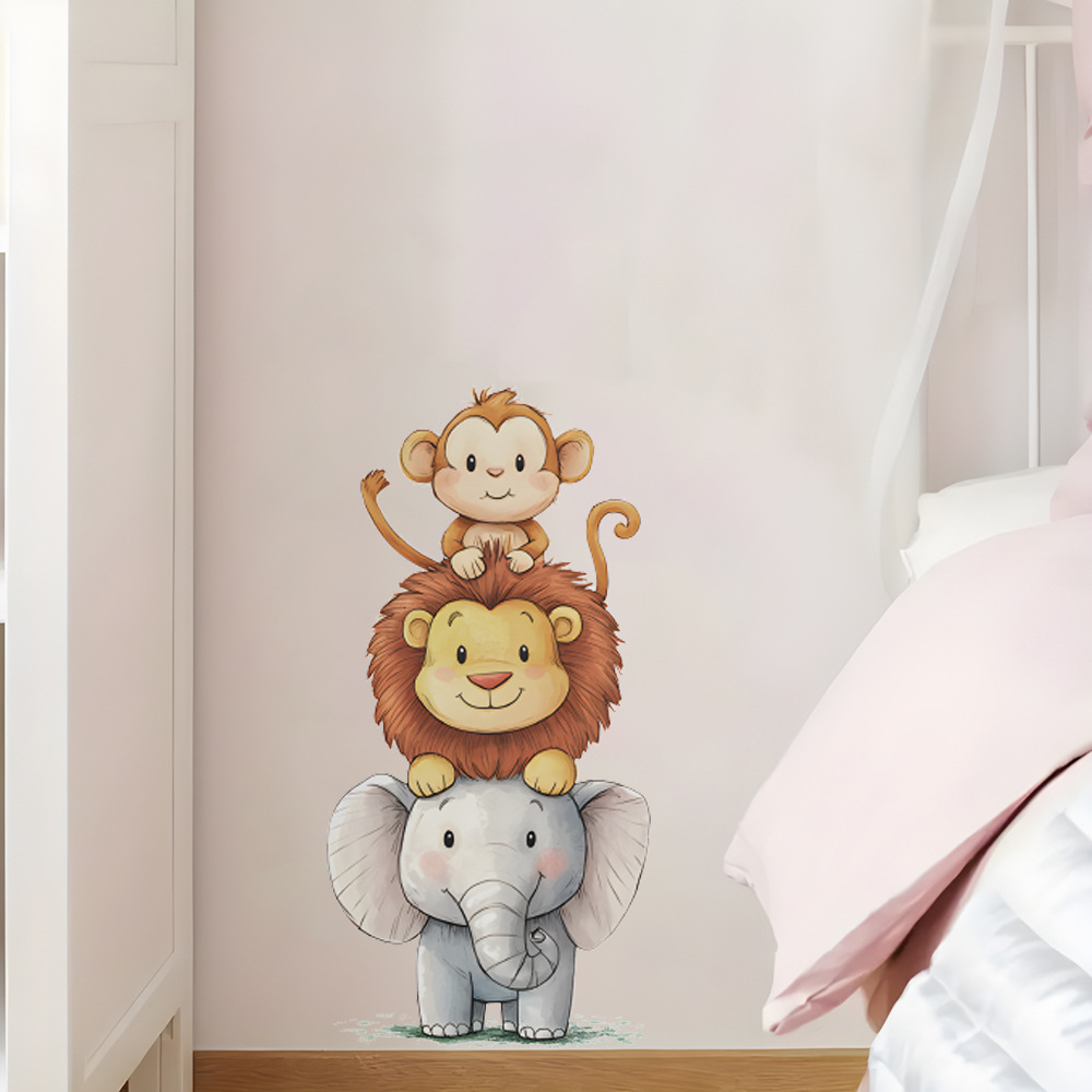 Милые наклейки на стену с лесн – обзор и цена Baby Nursery Vinyl