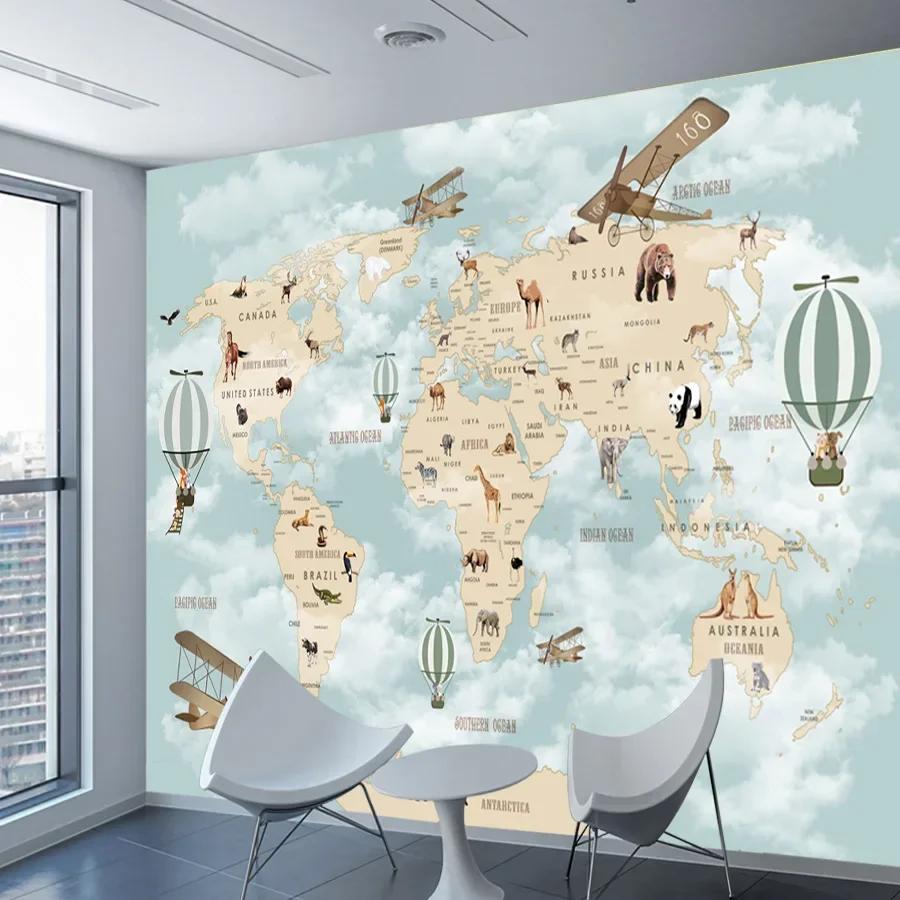 Самоклеящиеся обои для декора  – обзор и цена Baby Nursery Mural Wallpaper