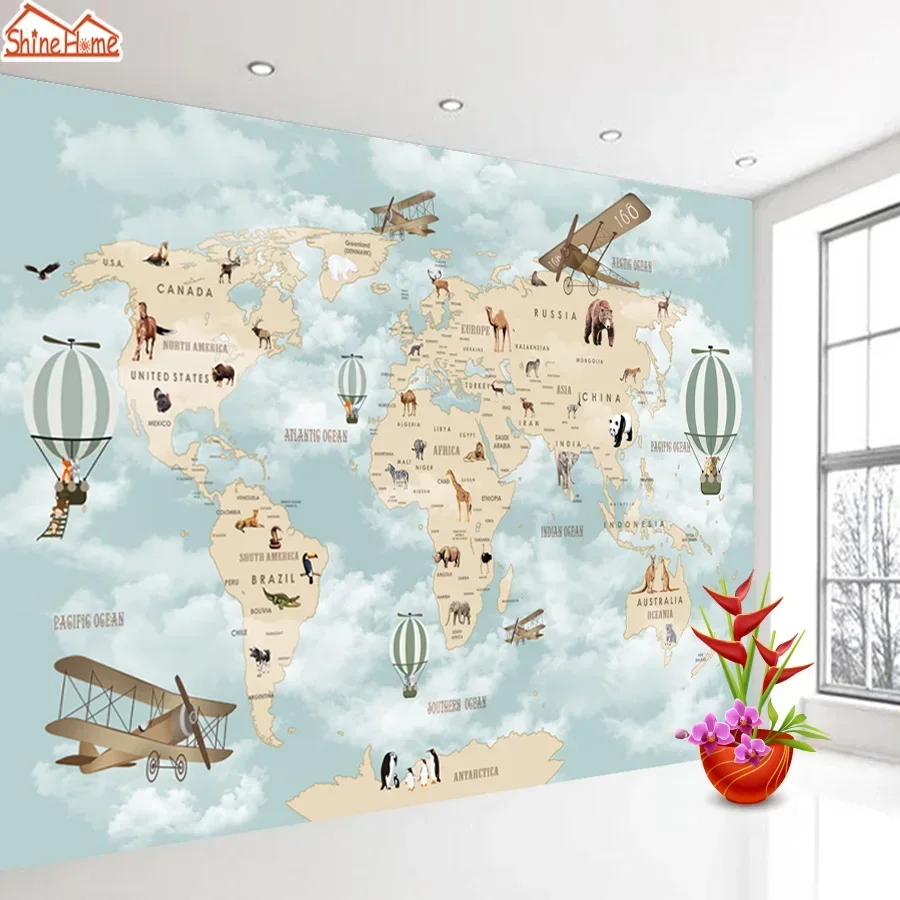 Самоклеящиеся обои для декора  – обзор и цена Baby Nursery Mural Wallpaper
