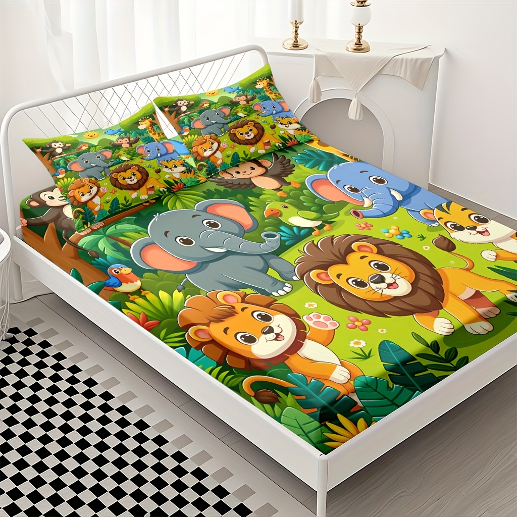 Комплект постельного белья с т – обзор и цена Baby Nursery Animal Theme