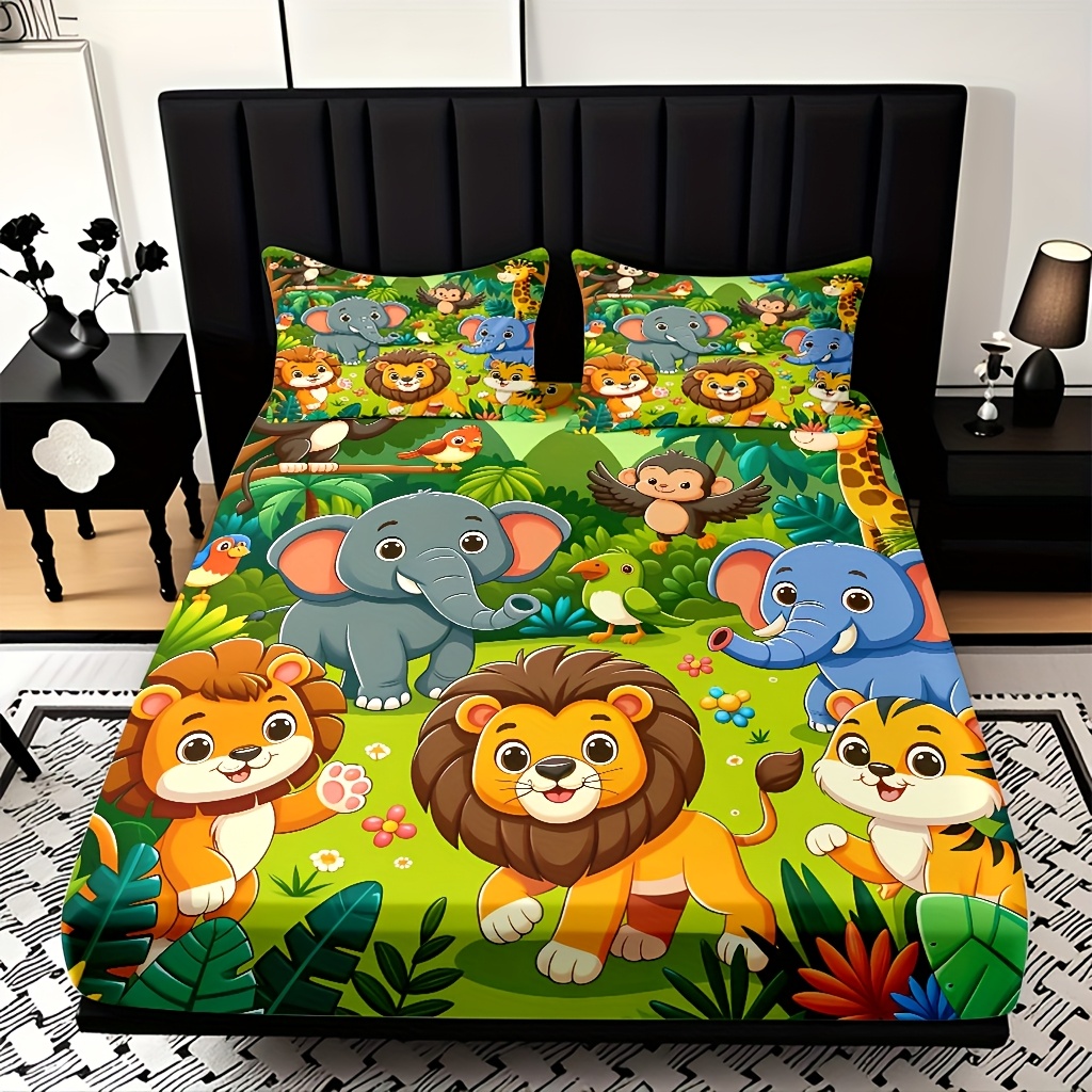 Комплект постельного белья с т – обзор и цена Baby Nursery Animal Theme