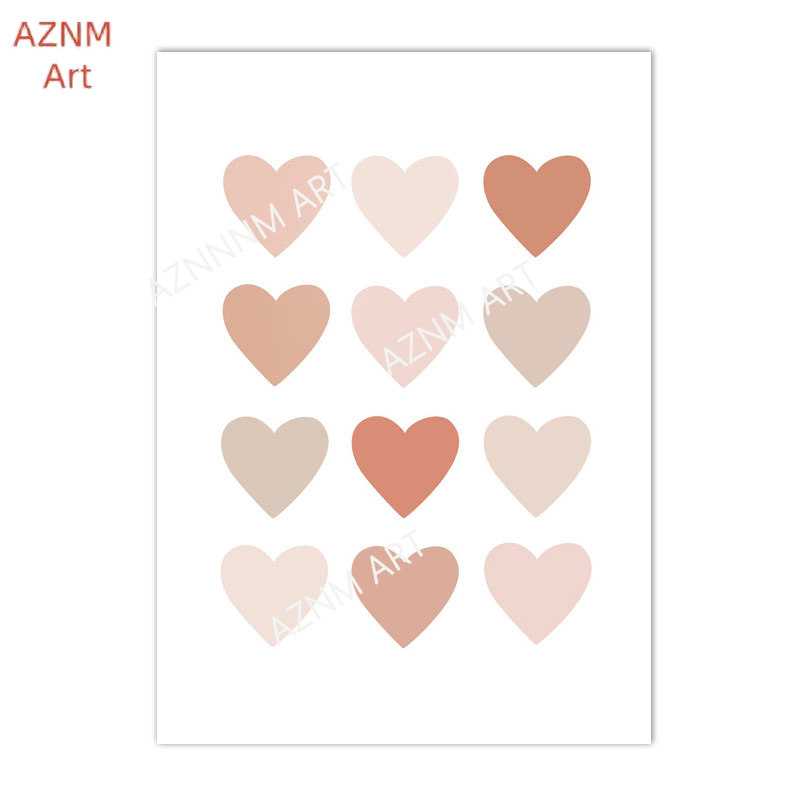 1/3 шт., мультяшное сердце, Ра – обзор и цена Baby Nursery Prints