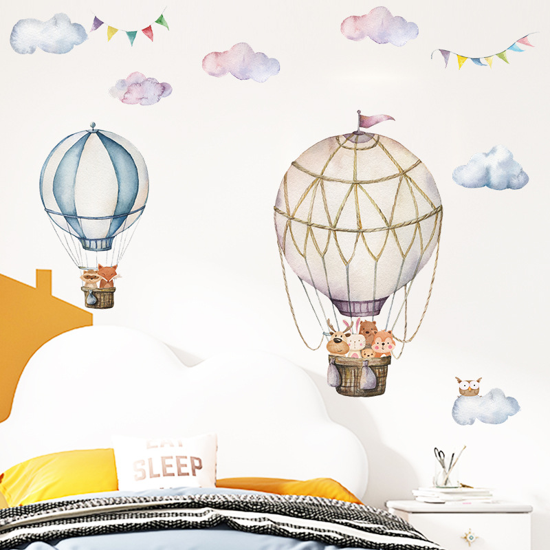 Наклейки на стену с воздушным  – обзор и цена Baby Nursery Mural Wallpaper