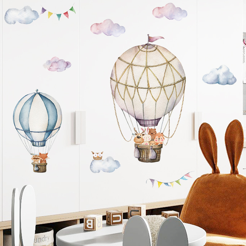 Наклейки на стену с воздушным  – обзор и цена Baby Nursery Mural Wallpaper