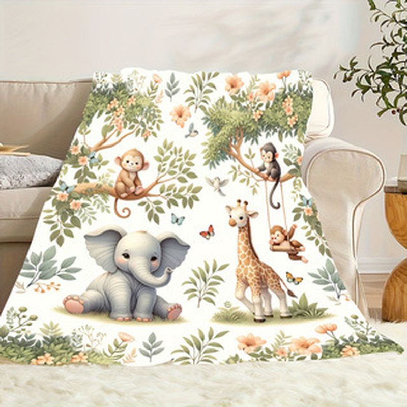 Детское одеяло VIKAMA с акваре – обзор и цена Baby Nursery Fabric