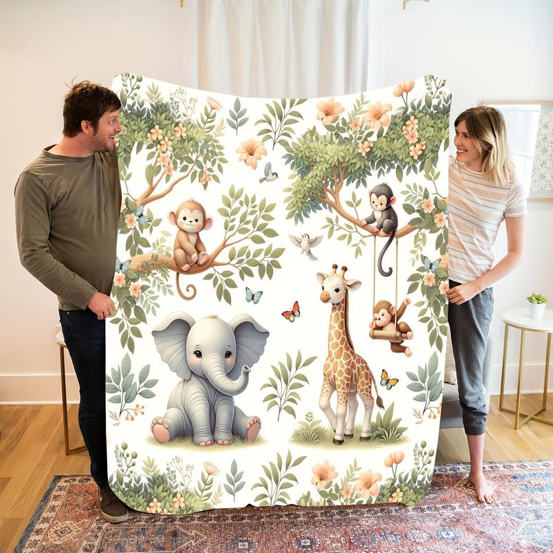 Детское одеяло VIKAMA с акваре – обзор и цена Baby Nursery Fabric