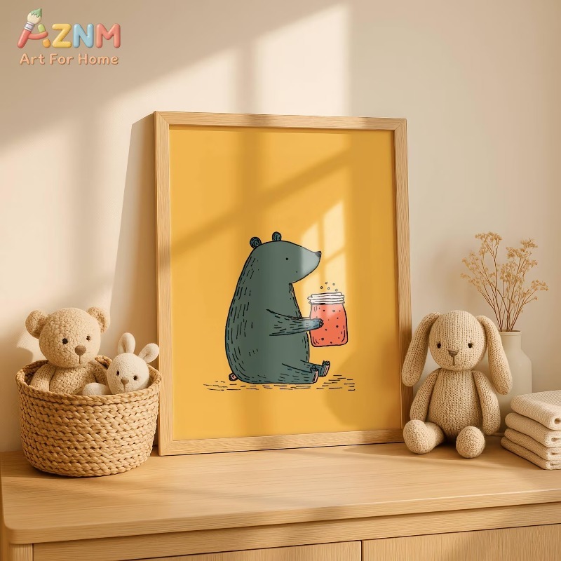 Настенное искусство на холсте  – обзор и цена Baby Nursery Prints
