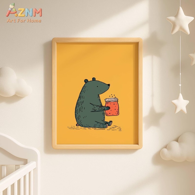 Настенное искусство на холсте  – обзор и цена Baby Nursery Prints