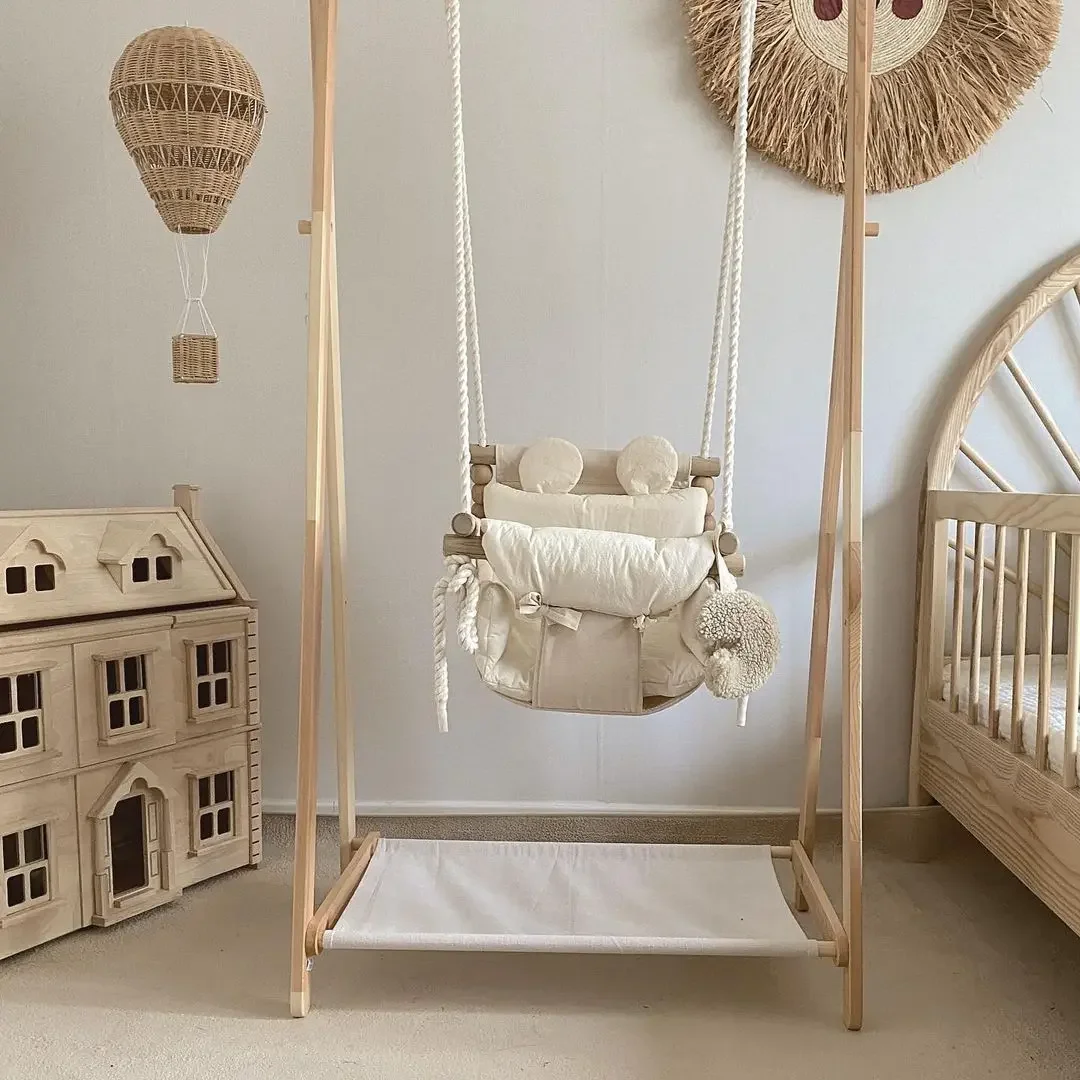 Детские домашние подвесные кач – обзор и цена Baby Nursery Rocking Chair