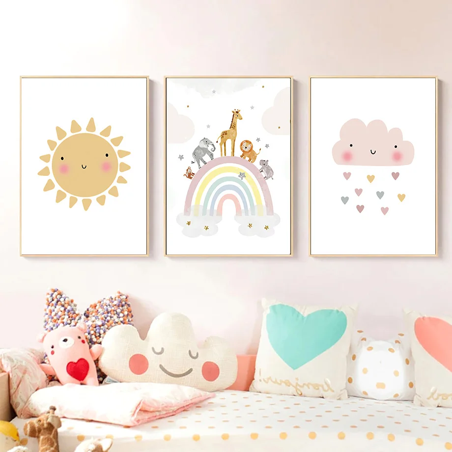 Постеры и принты с изображение – обзор и цена Baby Nursery Prints