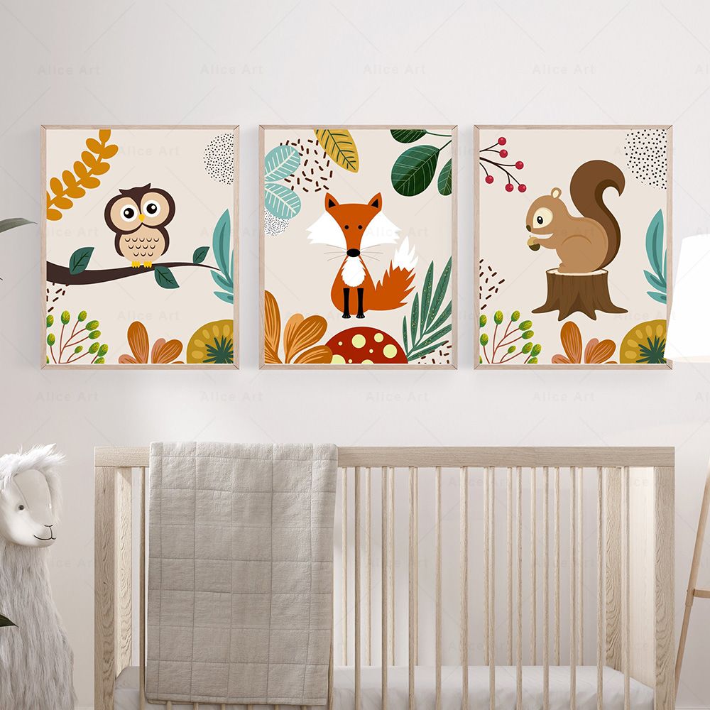 Постеры в стиле бохо с изображ – обзор и цена Baby Nursery Prints