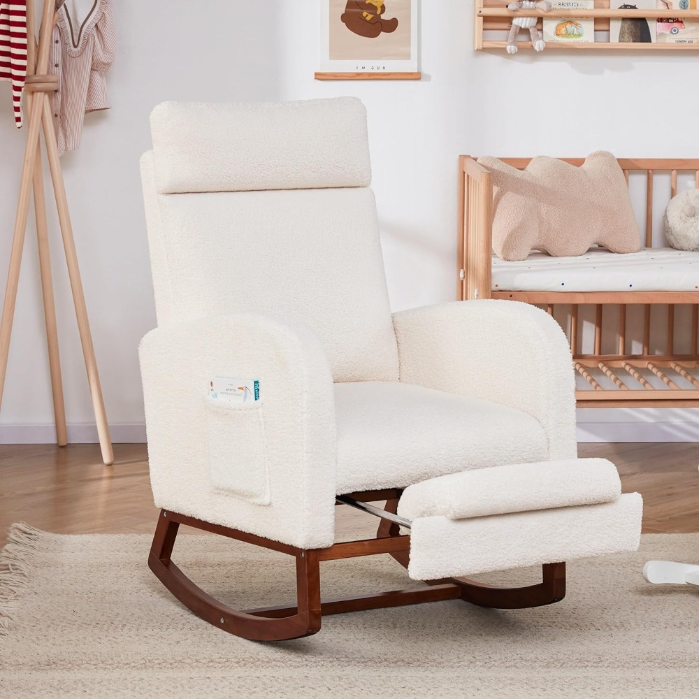 Кресло-качалка Детское кресло  – обзор и цена Baby Nursery Rocking Chair