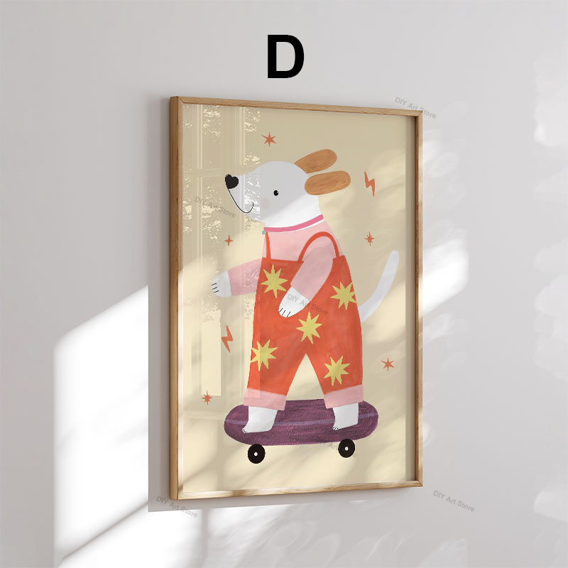 Забавные мультяшные животные:  – обзор и цена Baby Nursery Fabric
