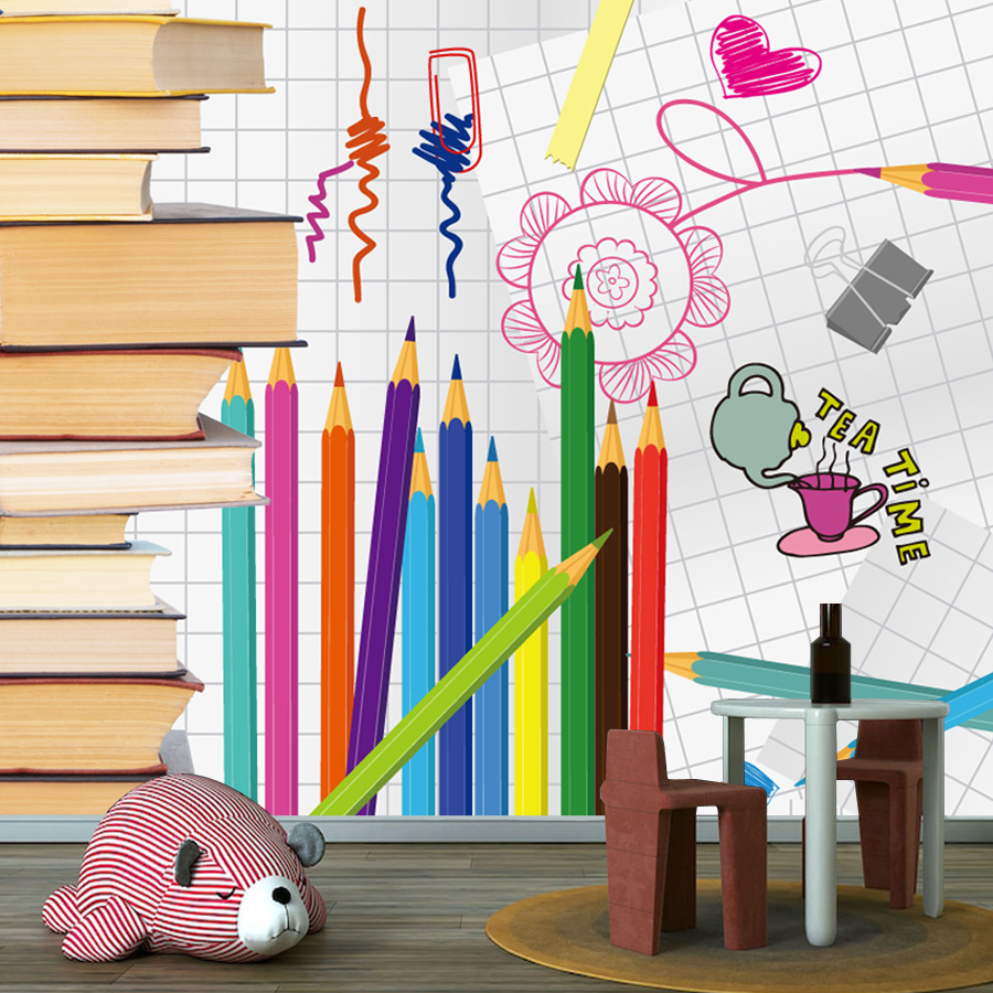 Пользовательские, легко нанося – обзор и цена Baby Nursery Mural Wallpaper