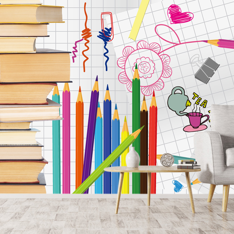 Пользовательские, легко нанося – обзор и цена Baby Nursery Mural Wallpaper