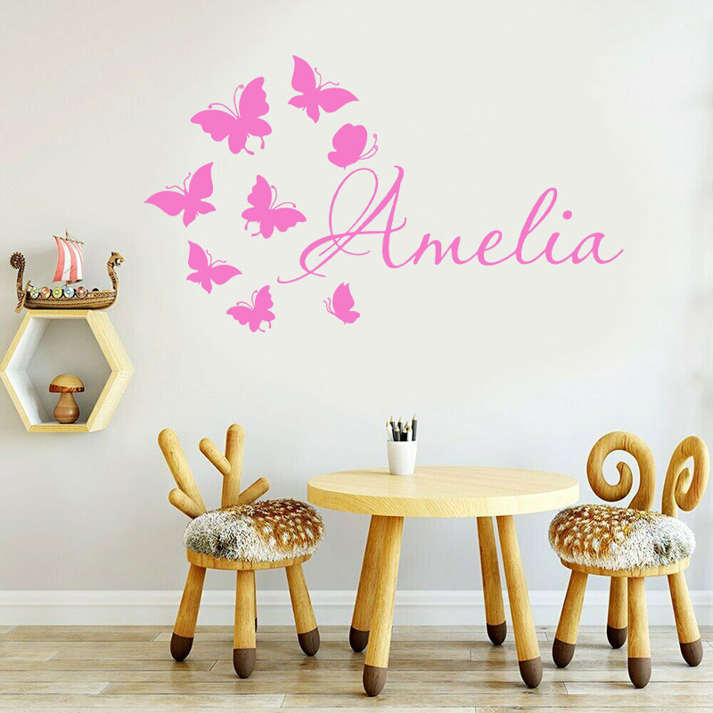 Персонализированное имя девоче – обзор и цена Baby Nursery Mural Wallpaper