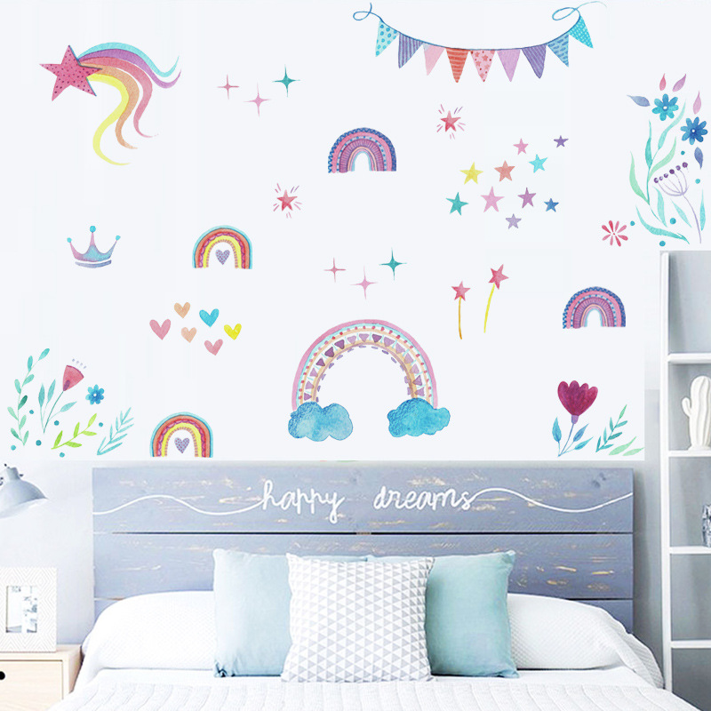 Наклейка на стену с мультяшным – обзор и цена Baby Nursery Mural Wallpaper