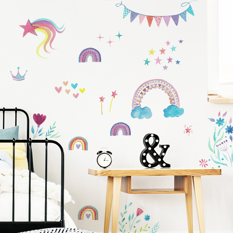 Наклейка на стену с мультяшным – обзор и цена Baby Nursery Mural Wallpaper