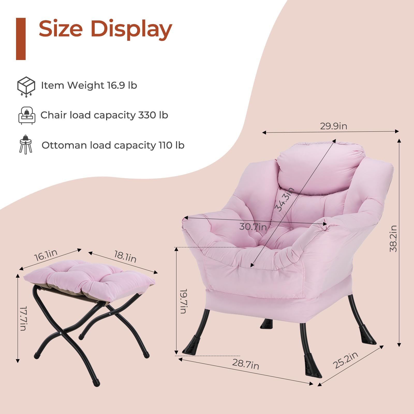 Удобное кресло-реклайнер с отт – обзор и цена Baby Nursery Rocking Chair