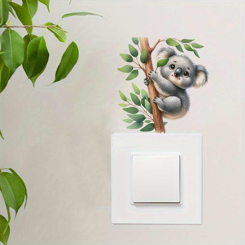Милая наклейка на стену с коал – обзор и цена Baby Nursery Mural Wallpaper