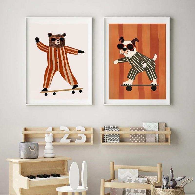 1 шт., безрамные постеры с заб – обзор и цена Baby Nursery Prints