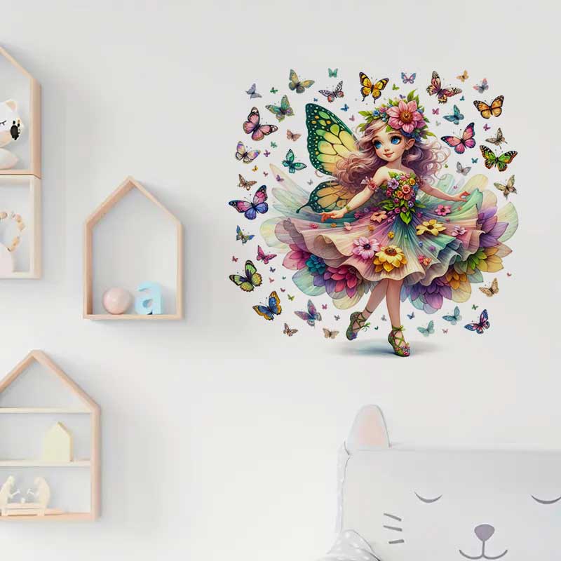 Наклейка на стену «Фея» для де – обзор и цена Baby Nursery Mural Wallpaper