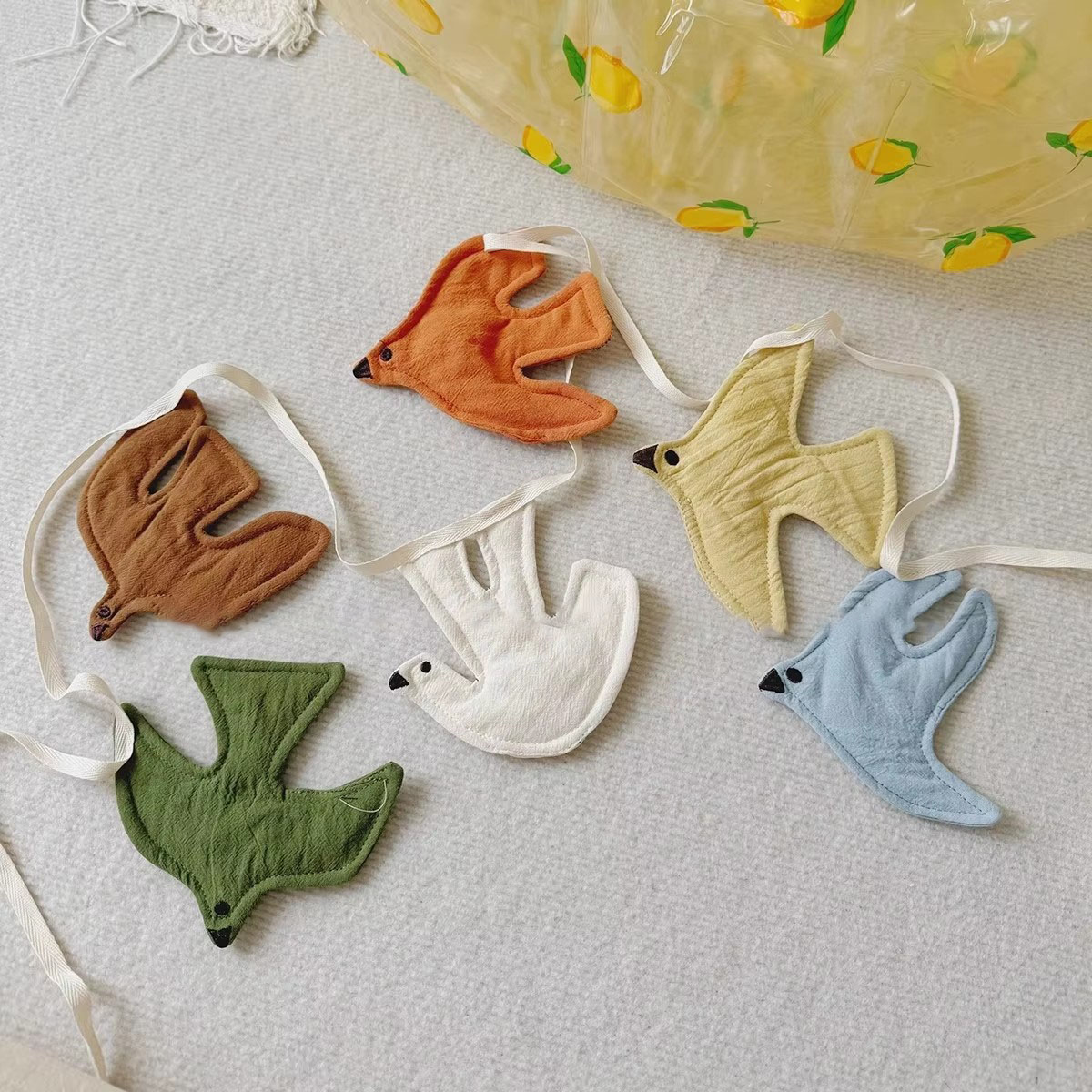 Тканевая гирлянда-флажки с пти – обзор и цена Baby Nursery Fabric