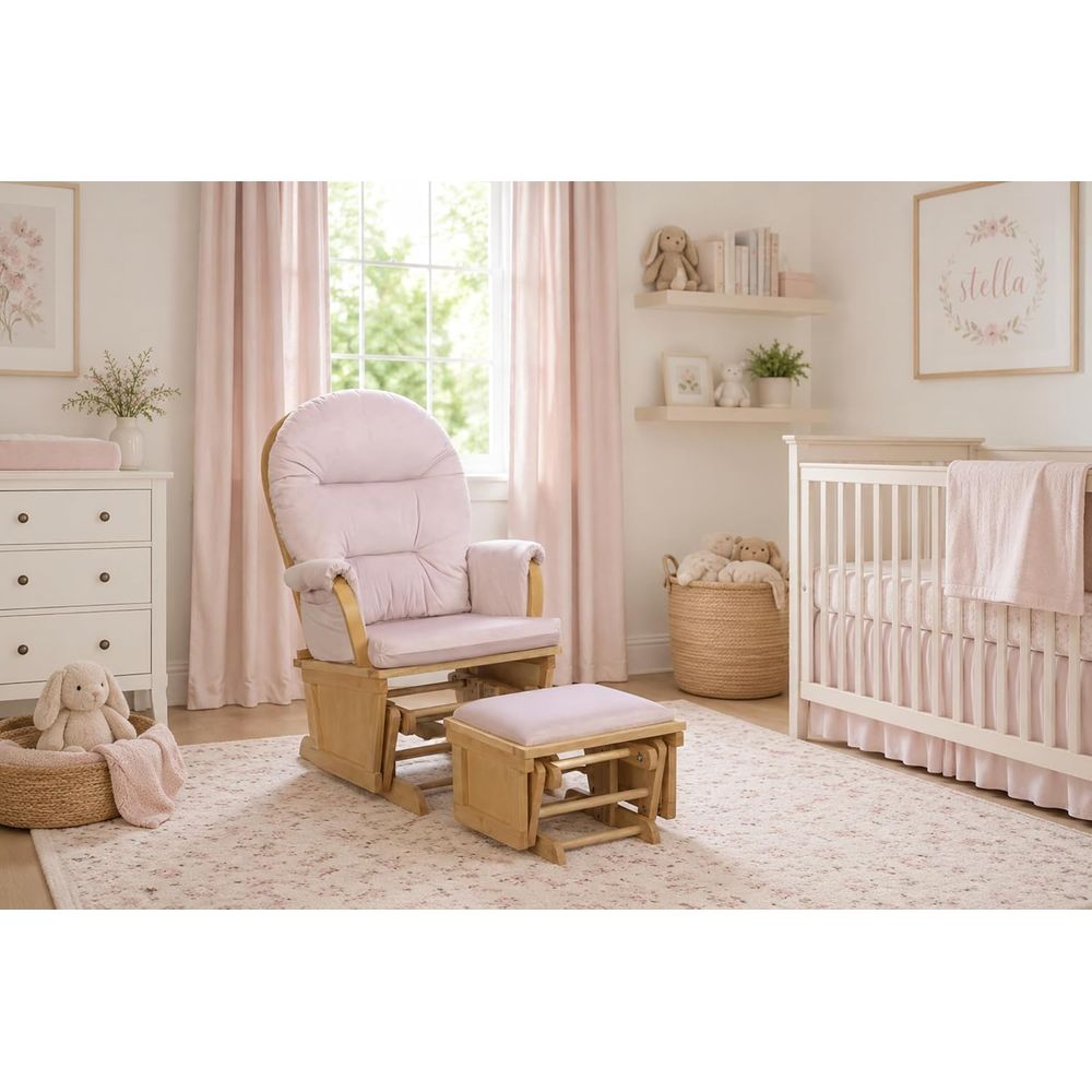 Кресло-качалка Madison с оттом – обзор и цена Baby Nursery Rocking Chair